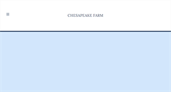 Desktop Screenshot of chesapeakefarm.com